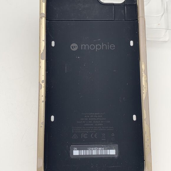 Mophie Juice Pack Plus External Case For iPhone 6 Gold 120% Extra Battery - Picture 4 of 10